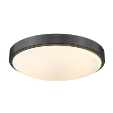 Golden 9128-FM13 BLK-OP - Golden Lighting Gabi Integrated LED 12in Flush Mount in Matte Black
